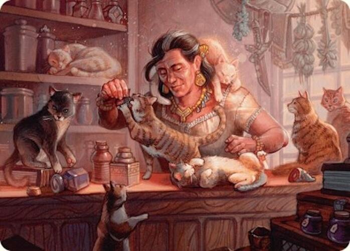 Cat Collector Art Card (1/54) [Foundations Art Series] | Pegasus Games WI
