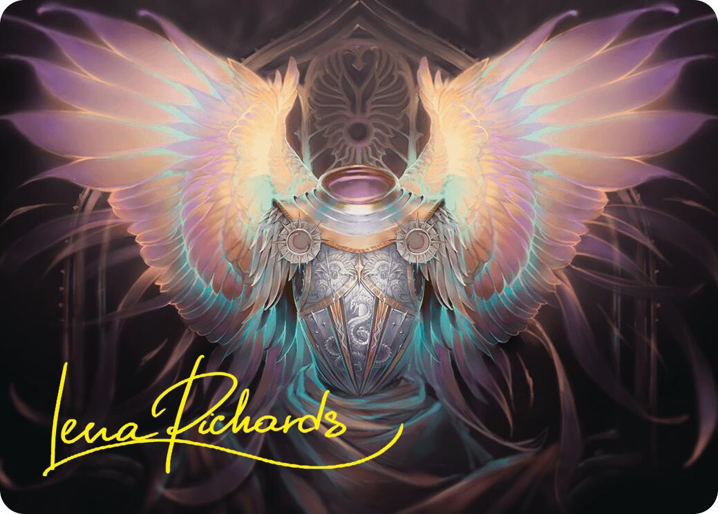 Celestial Armor Art Card (2/54) (Gold-Stamped Signature) [Foundations Art Series] | Pegasus Games WI