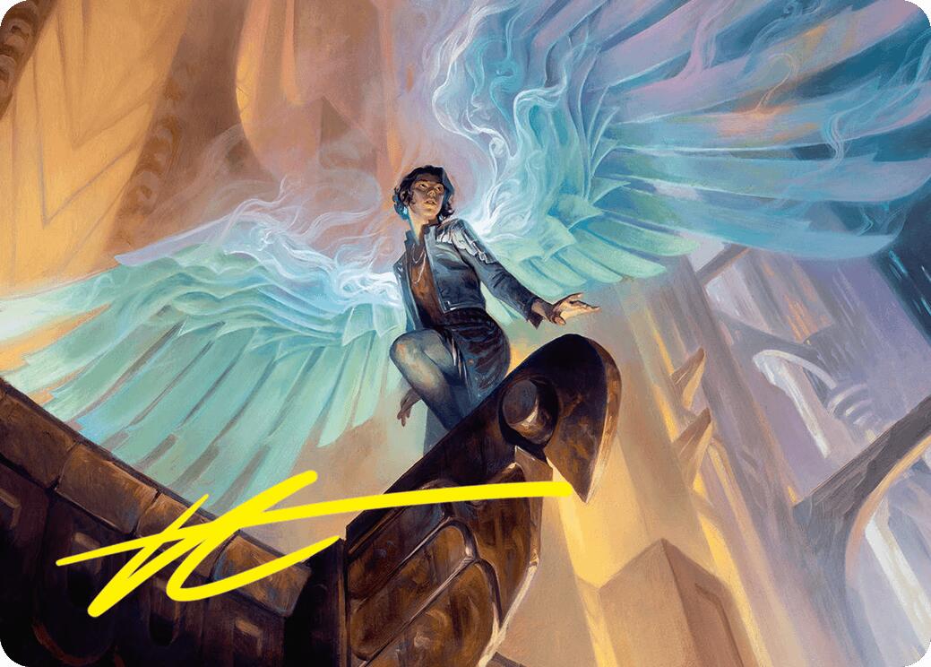 Giada, Font of Hope Art Card (20/54) (Gold-Stamped Signature) [Foundations Art Series] | Pegasus Games WI