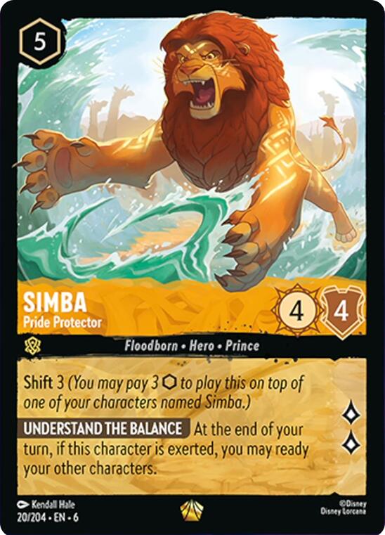 Simba - Pride Protector (20/204) [Azurite Sea] | Pegasus Games WI