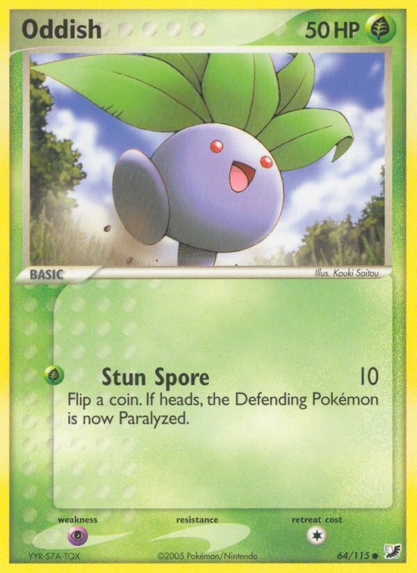 Oddish (64/115) [EX: Unseen Forces] | Pegasus Games WI