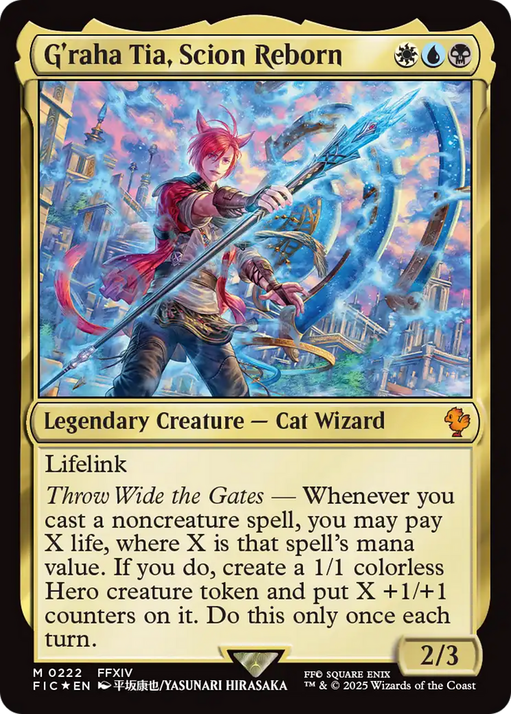 G'raha Tia, Scion Reborn (Surge Foil) [FINAL FANTASY Commander] | Pegasus Games WI