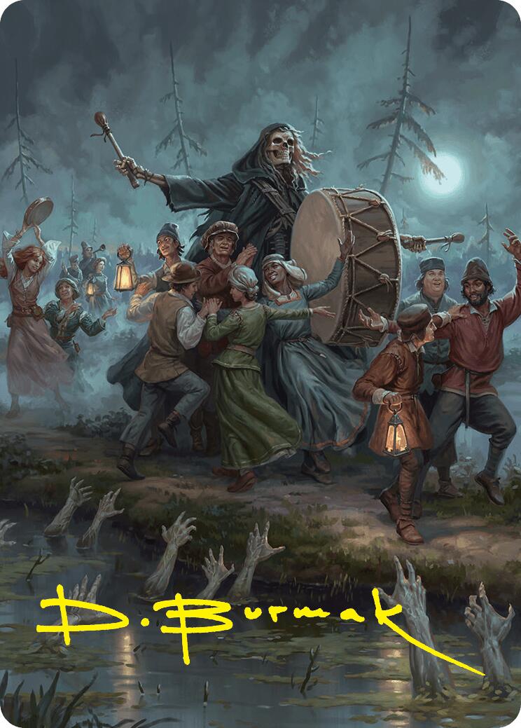 Blasphemous Edict Art Card (35/54) (Gold-Stamped Signature) [Foundations Art Series] | Pegasus Games WI