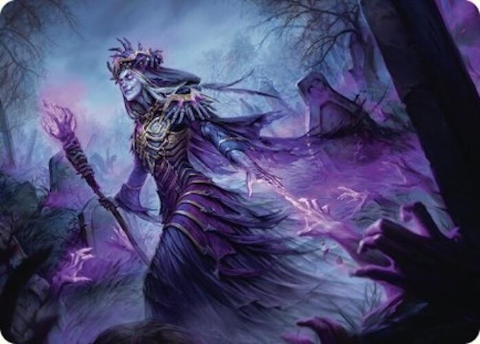 Zul Ashur, Lich Lord Art Card (10/54) [Foundations Art Series] | Pegasus Games WI