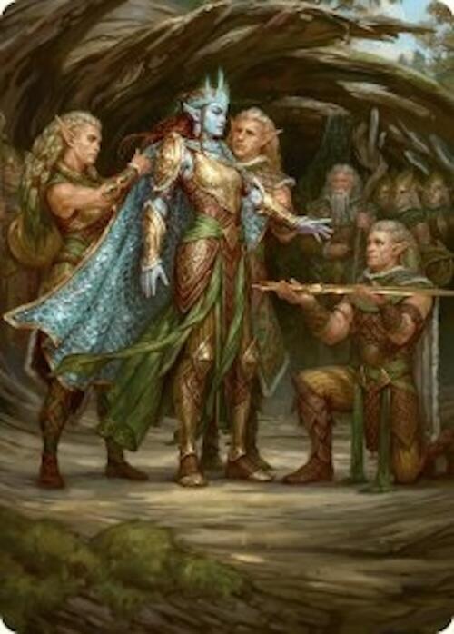 Lathril, Blade of the Elves Art Card (48/54) [Foundations Art Series] | Pegasus Games WI