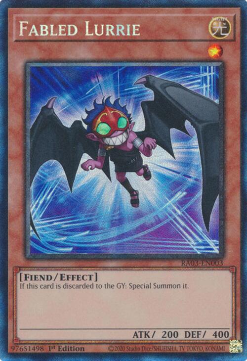 Fabled Lurrie (CR) [RA03-EN003] Prismatic Collector's Rare | Pegasus Games WI