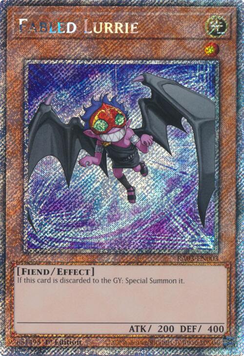 Fabled Lurrie (Platinum Secret Rare) [RA03-EN003] Platinum Secret Rare | Pegasus Games WI