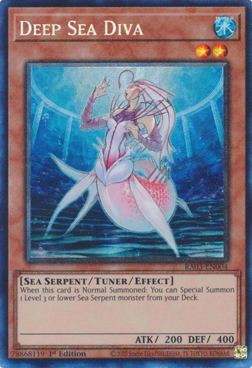 Deep Sea Diva (CR) [RA03-EN004] Prismatic Collector's Rare | Pegasus Games WI