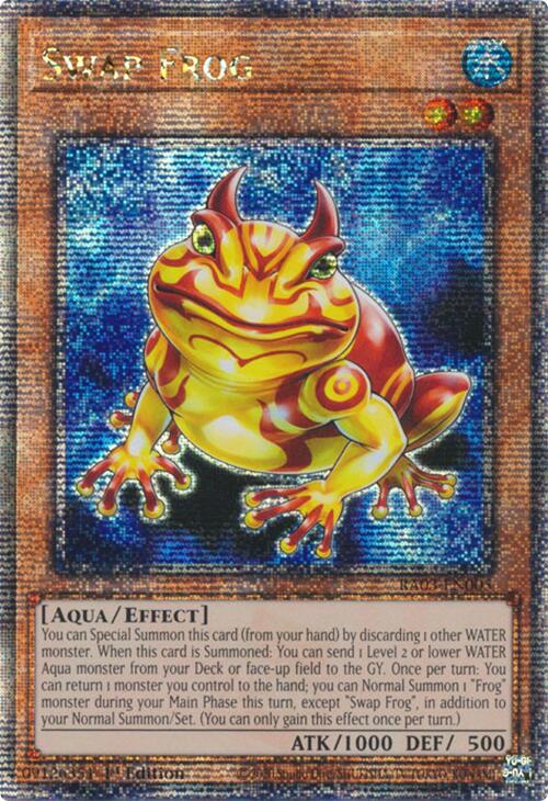 Swap Frog (Quarter Century Secret Rare) [RA03-EN005] Quarter Century Secret Rare | Pegasus Games WI