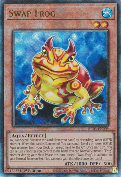 Swap Frog (UTR) [RA03-EN005] Prismatic Ultimate Rare | Pegasus Games WI