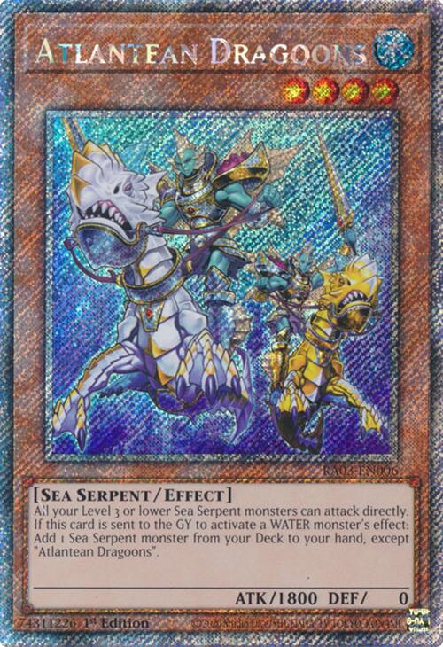Atlantean Dragoons (Platinum Secret Rare) [RA03-EN006] Platinum Secret Rare | Pegasus Games WI