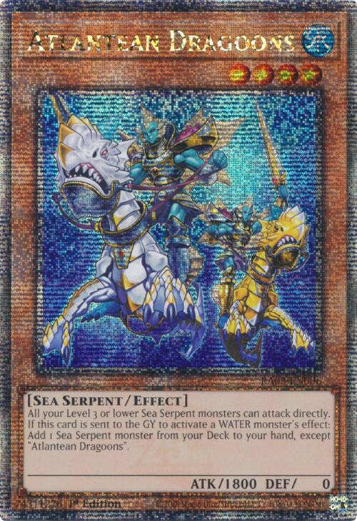 Atlantean Dragoons (Quarter Century Secret Rare) [RA03-EN006] Quarter Century Secret Rare | Pegasus Games WI