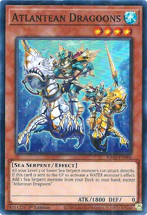 Atlantean Dragoons [RA03-EN006] Super Rare | Pegasus Games WI