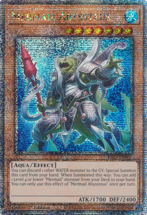 Mermail Abyssteus (Quarter Century Secret Rare) [RA03-EN007] Quarter Century Secret Rare | Pegasus Games WI