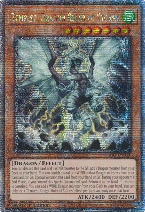 Tempest, Dragon Ruler of Storms (Quarter Century Secret Rare) [RA03-EN011] Quarter Century Secret Rare | Pegasus Games WI