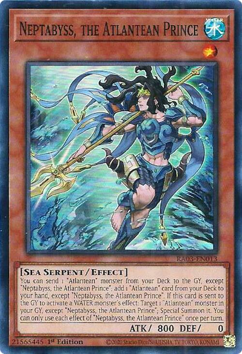 Neptabyss, the Atlantean Prince [RA03-EN013] Super Rare | Pegasus Games WI