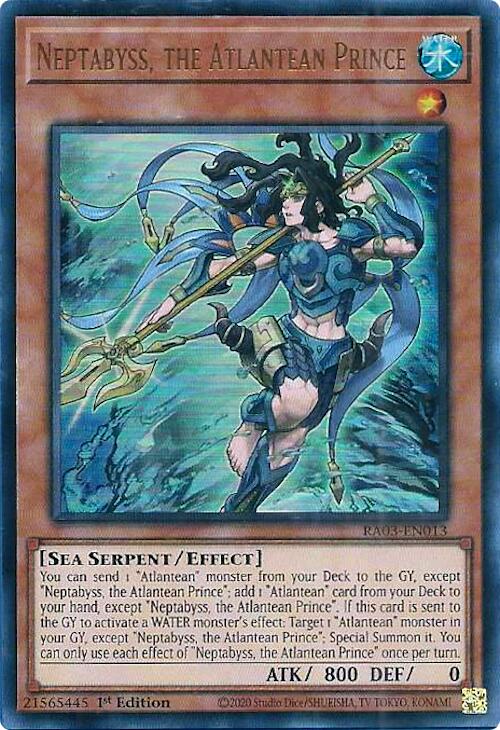 Neptabyss, the Atlantean Prince (UR) [RA03-EN013] Ultra Rare | Pegasus Games WI