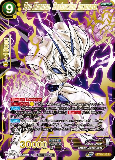 Syn Shenron, Destruction Incarnate (Alternate Art) (BT10-115) [Tournament Promotion Cards] | Pegasus Games WI