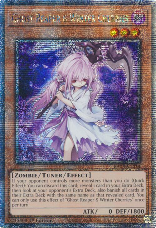 Ghost Reaper & Winter Cherries (Quarter Century Secret Rare) [RA03-EN014] Quarter Century Secret Rare | Pegasus Games WI