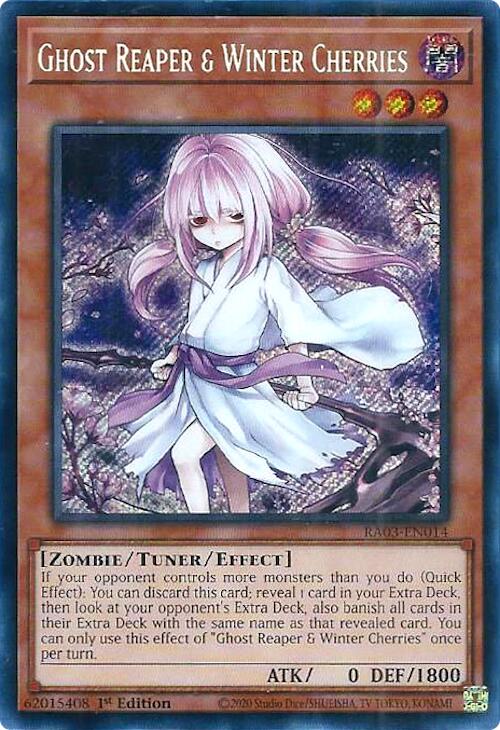 Ghost Reaper & Winter Cherries (Alternate Art) (Secret Rare) [RA03-EN014] Secret Rare | Pegasus Games WI
