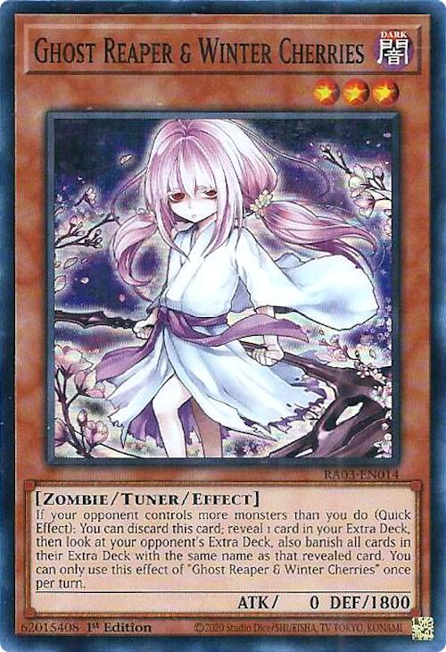 Ghost Reaper & Winter Cherries [RA03-EN014] Super Rare | Pegasus Games WI