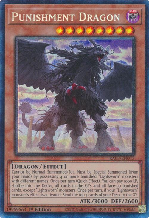 Punishment Dragon (CR) [RA03-EN015] Prismatic Collector's Rare | Pegasus Games WI