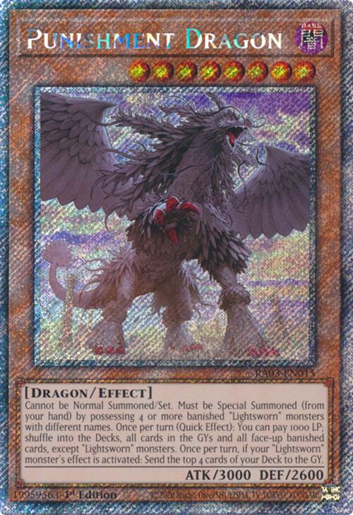 Punishment Dragon (Platinum Secret Rare) [RA03-EN015] Platinum Secret Rare | Pegasus Games WI