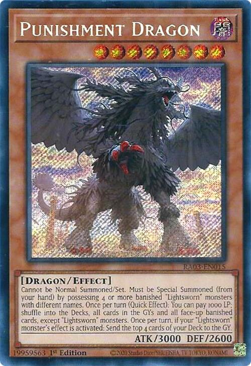 Punishment Dragon (Secret Rare) [RA03-EN015] Secret Rare | Pegasus Games WI