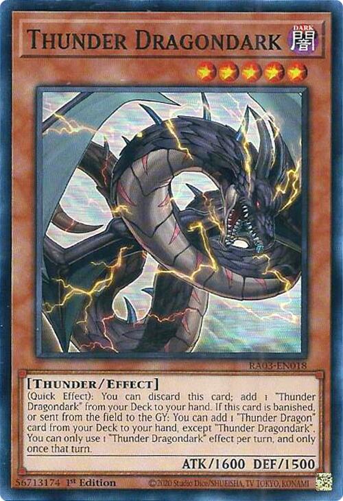 Thunder Dragondark [RA03-EN018] Super Rare | Pegasus Games WI