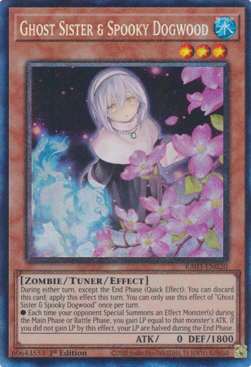 Ghost Sister & Spooky Dogwood (Alternate Art) (CR) [RA03-EN020] Prismatic Collector's Rare | Pegasus Games WI