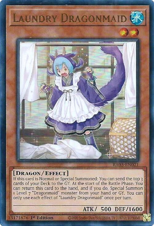 Laundry Dragonmaid (UR) [RA03-EN021] Ultra Rare | Pegasus Games WI