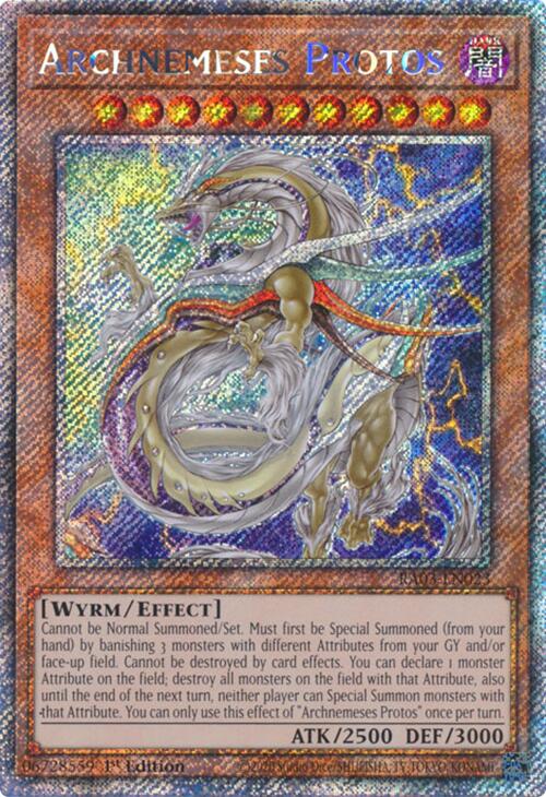 Archnemeses Protos (Platinum Secret Rare) [RA03-EN023] Platinum Secret Rare | Pegasus Games WI