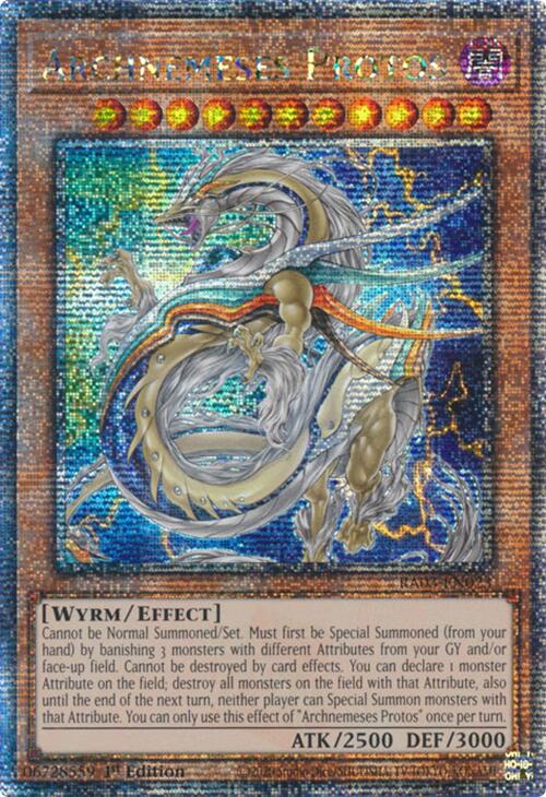 Archnemeses Protos (Quarter Century Secret Rare) [RA03-EN023] Quarter Century Secret Rare | Pegasus Games WI