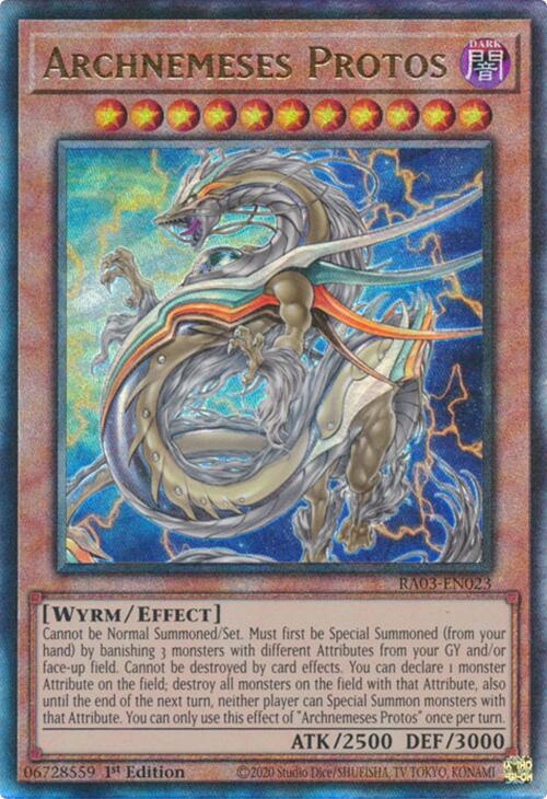 Archnemeses Protos (UTR) [RA03-EN023] Prismatic Ultimate Rare | Pegasus Games WI