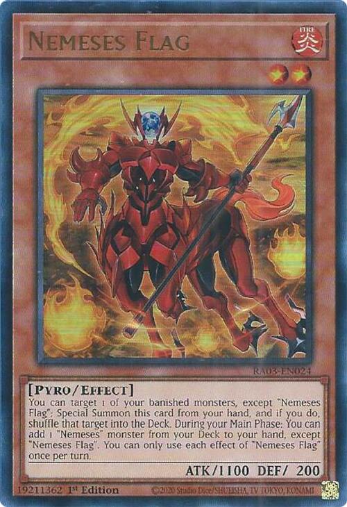 Nemeses Flag (UR) [RA03-EN024] Ultra Rare | Pegasus Games WI
