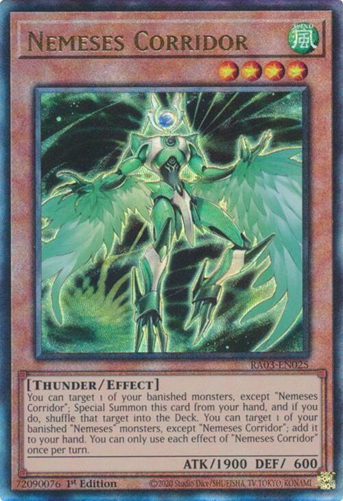 Nemeses Corridor (UTR) [RA03-EN025] Prismatic Ultimate Rare | Pegasus Games WI