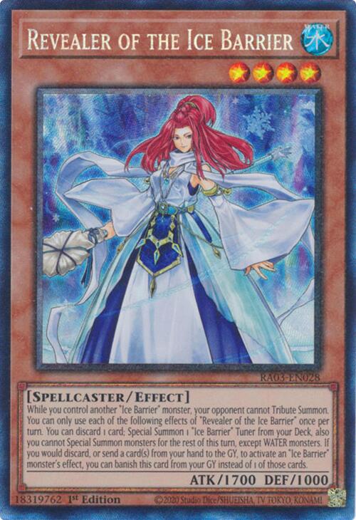 Revealer of the Ice Barrier (CR) [RA03-EN028] Prismatic Collector's Rare | Pegasus Games WI