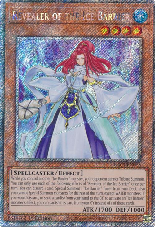 Revealer of the Ice Barrier (Platinum Secret Rare) [RA03-EN028] Platinum Secret Rare | Pegasus Games WI