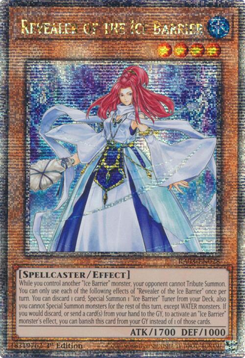 Revealer of the Ice Barrier (Quarter Century Secret Rare) [RA03-EN028] Quarter Century Secret Rare | Pegasus Games WI