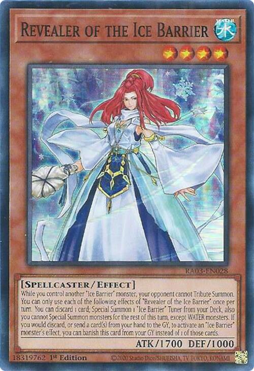 Revealer of the Ice Barrier [RA03-EN028] Super Rare | Pegasus Games WI