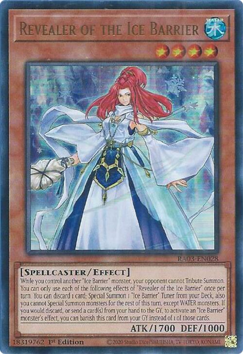 Revealer of the Ice Barrier (UR) [RA03-EN028] Ultra Rare | Pegasus Games WI