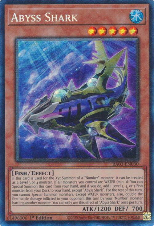 Abyss Shark (CR) [RA03-EN030] Prismatic Collector's Rare | Pegasus Games WI