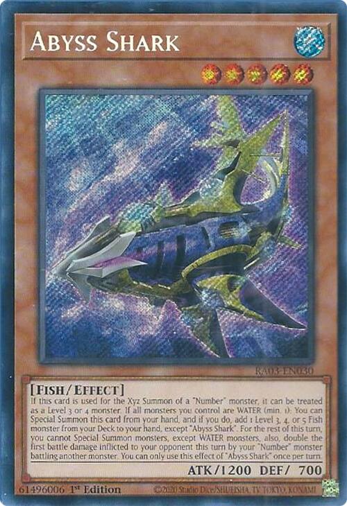 Abyss Shark (Secret Rare) [RA03-EN030] Secret Rare | Pegasus Games WI