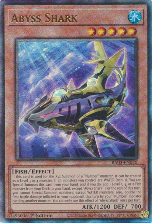 Abyss Shark (UTR) [RA03-EN030] Prismatic Ultimate Rare | Pegasus Games WI