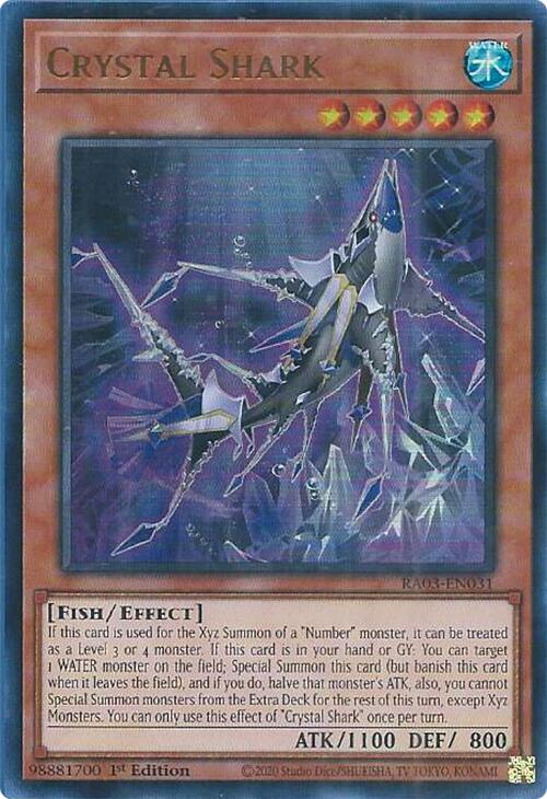 Crystal Shark (UR) [RA03-EN031] Ultra Rare | Pegasus Games WI