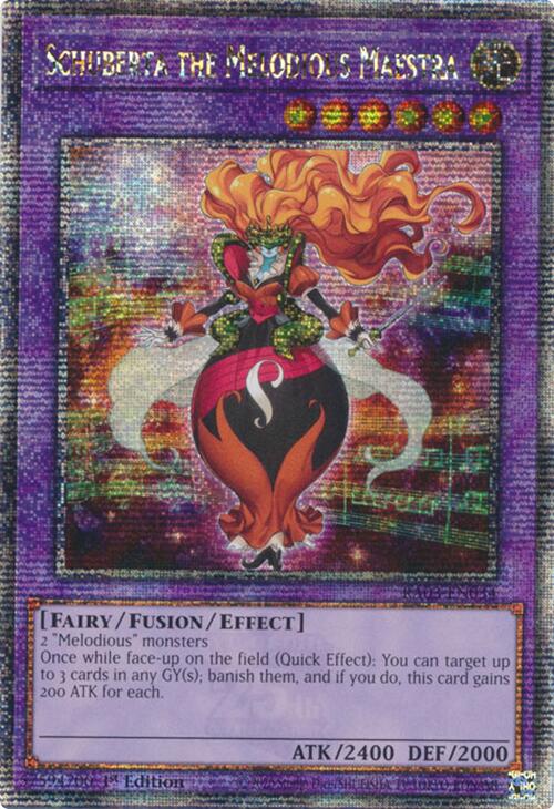 Schuberta the Melodious Maestra (Quarter Century Secret Rare) [RA03-EN034] Quarter Century Secret Rare | Pegasus Games WI