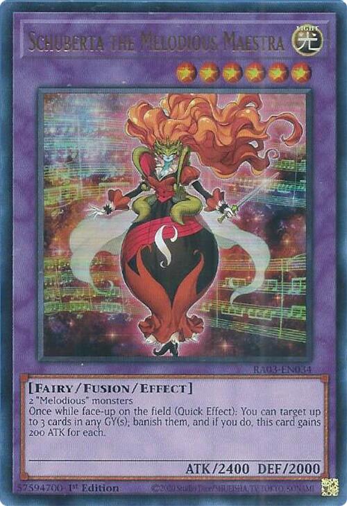 Schuberta the Melodious Maestra (UR) [RA03-EN034] Ultra Rare | Pegasus Games WI