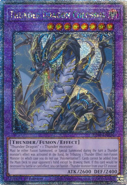 Thunder Dragon Colossus (Quarter Century Secret Rare) [RA03-EN036] Quarter Century Secret Rare | Pegasus Games WI