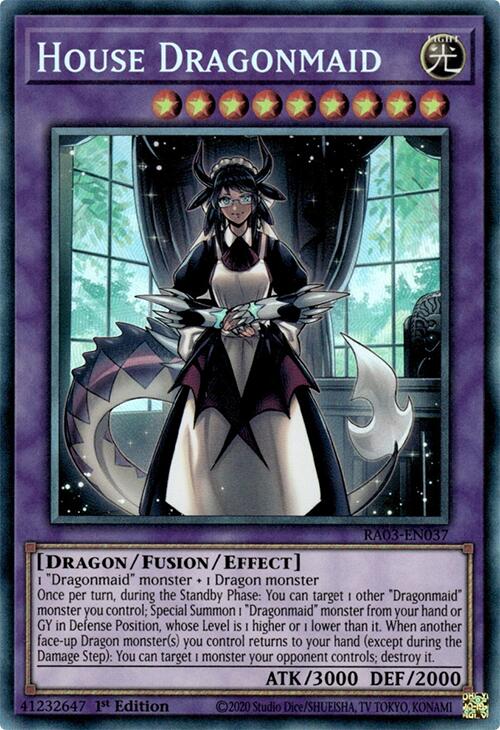 House Dragonmaid (CR) [RA03-EN037] Prismatic Collector's Rare | Pegasus Games WI