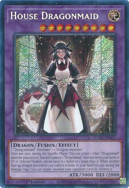 House Dragonmaid (Secret Rare) [RA03-EN037] Secret Rare | Pegasus Games WI